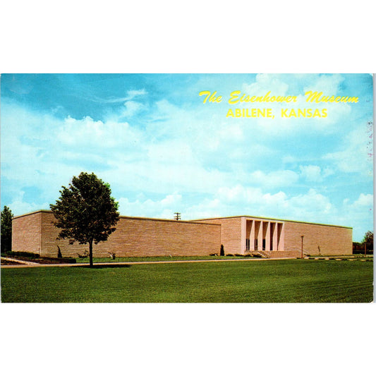 The Eisenhower Museum Abilene Kansas Vintage Postcard PC17