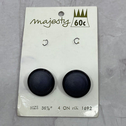 Vintage Lot of 2 Majesty Navy Blue Size 36 7/8 Buttons 1792 SE2