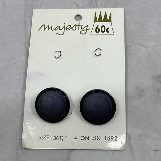 Vintage Lot of 2 Majesty Navy Blue Size 36 7/8 Buttons 1792 SE2
