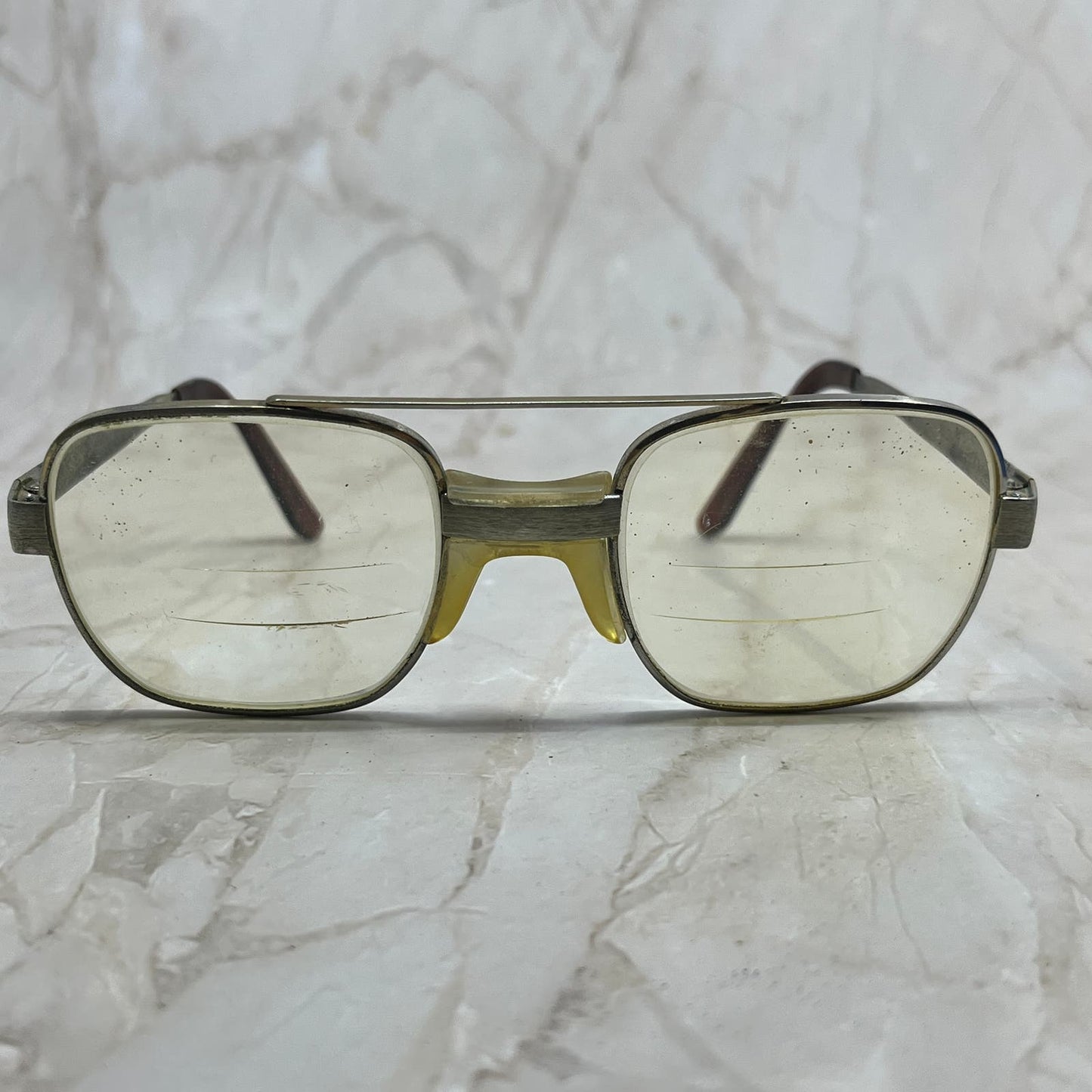 Retro AO Safety American Optical Aviator Sunglasses Eyeglasses Frames TD7-G5-10