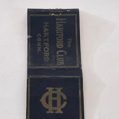 The Hartford Club Hartford CT Vintage Matchbook Cover MM3-2