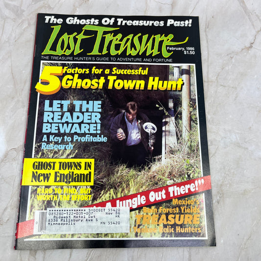 1986 Feb - Lost Treasure Magazine - Treasure Hunting Gold Prospecting M15