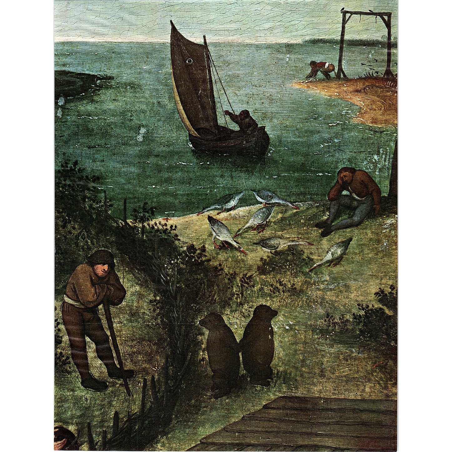 Pieter Bruegel Flemish Proverbs Art Print 7.5x9.5 V4