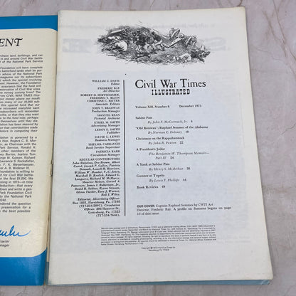 1973 Dec - Civil War Times Magazine - Captain Raphael Semmes Frederic Rey M21