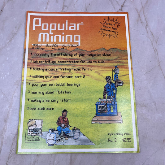 1984 Apr/May - Popular Mining Magazine - Treasure Hunting Prospecting Gold M11