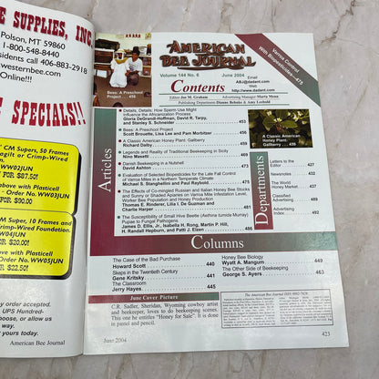 2004 June American Bee Journal Magazine Bees Beekeeping Honey M7