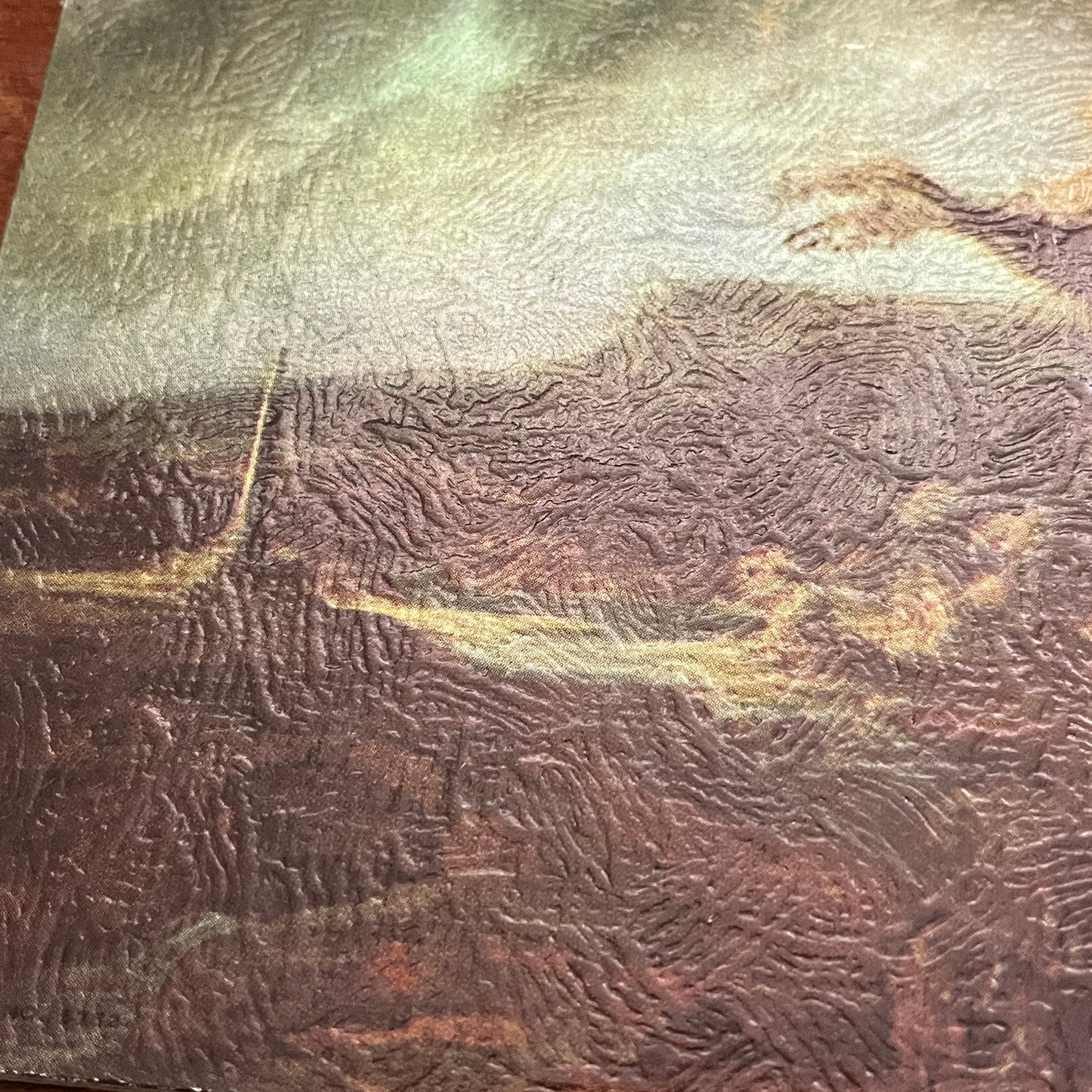 Landscape with Obelisk - Govert Flinck Vintage Print 5x7 on Masonite V19