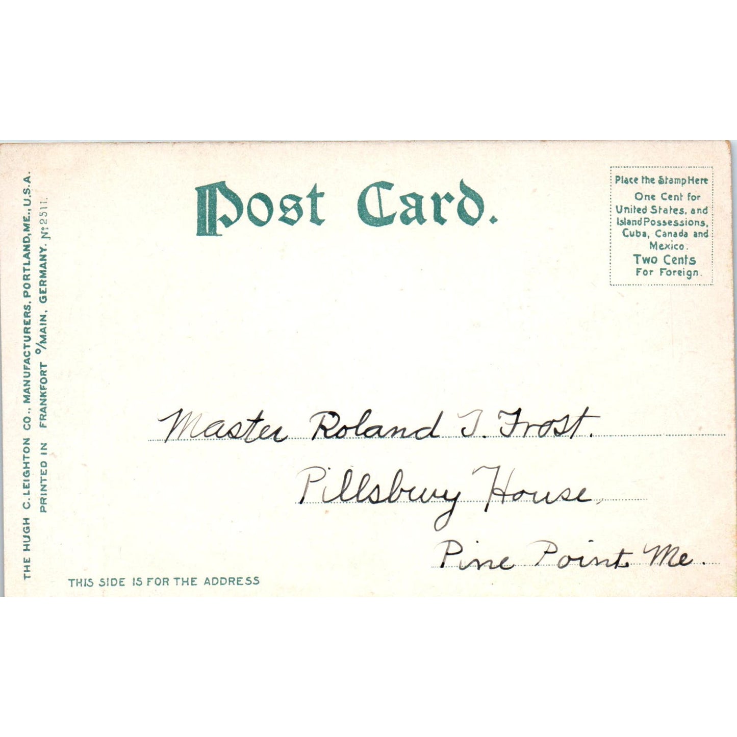 Waltham MA Norumbega Tower Charles River c1905 Antique Postcard PC7