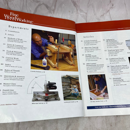 Build a Period Masterpiece - Feb 2002 No 154 - Fine Woodworking Magazine M34