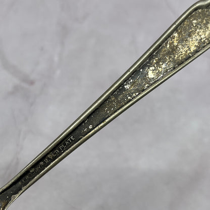 1935 Crosby Silverplate Floral Teaspoon Spoon 5.75" Vintage Silverplate TC5-OS-8