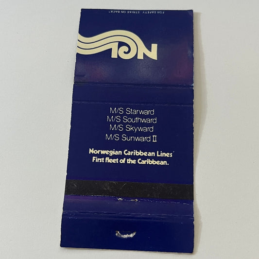 NCL Norwegian Caribbean Lines Vintage Matchbook Cover MM5-7