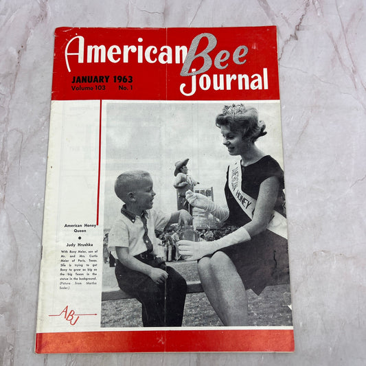 1963 Jan - American Bee Journal - Bees Beekeeping Honey M32