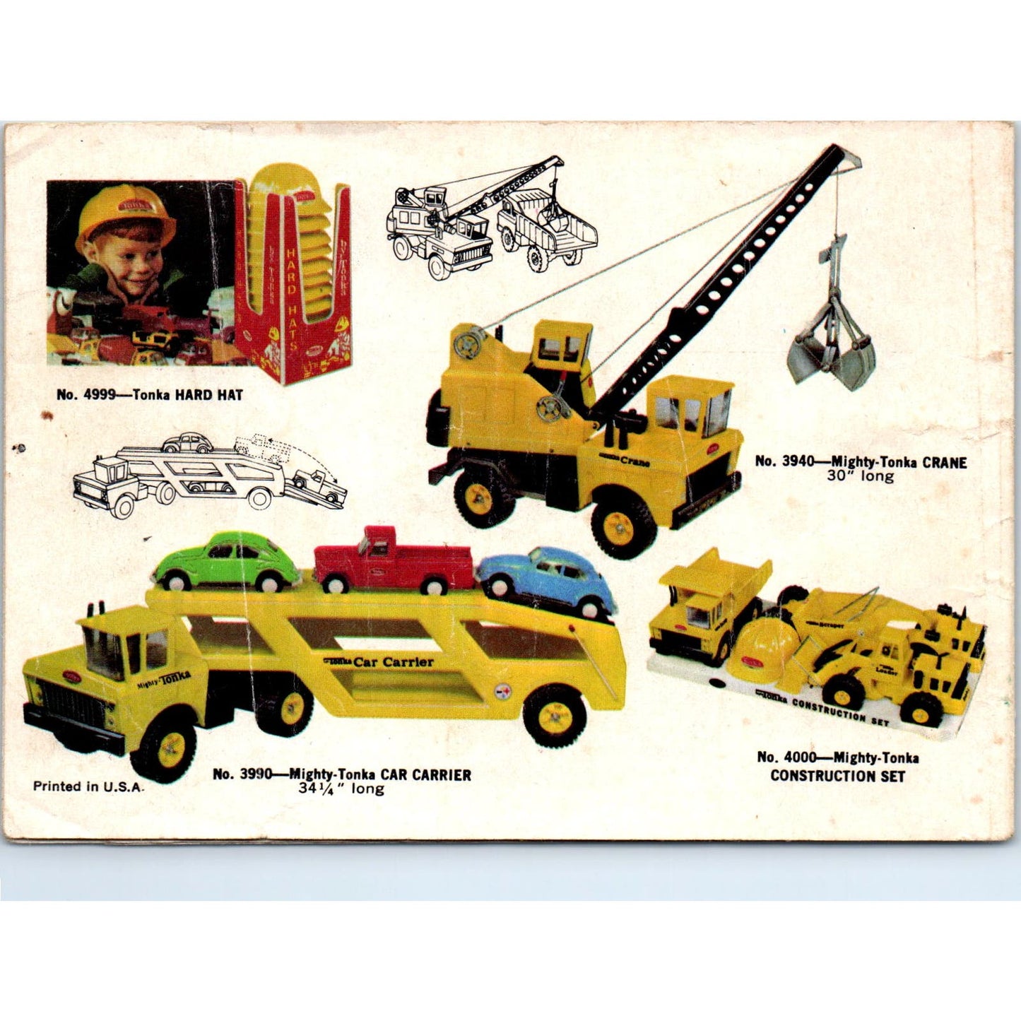 Vintage Tonka Toys Lookbook Pocket Catalog Mound Minnesota AF1-RR2
