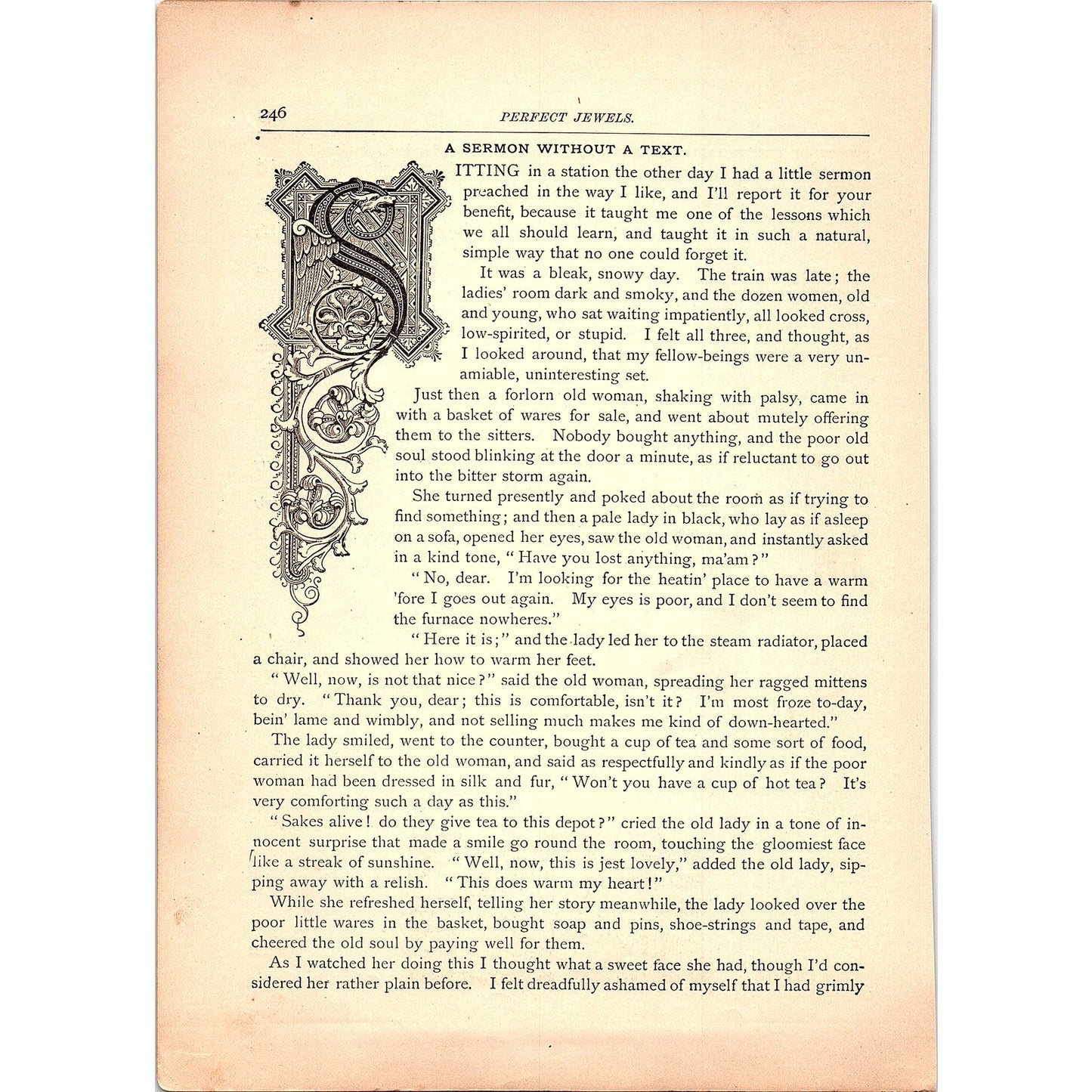 The Gambler's Wife - Dr. Coates, Metrical Feet - Coleridge 1884 Poem TA5-CJ-2
