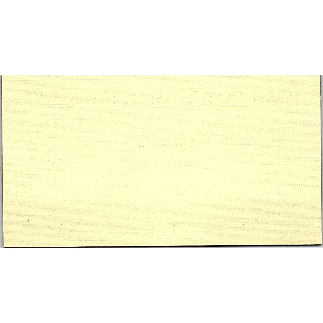 Dean Cox & Associates Billy Cox Houston Texas Vintage Business Card SB4-B3