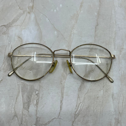 Retro Ultra Thin Brown Round Eyeglasses Frames TD5G1-14