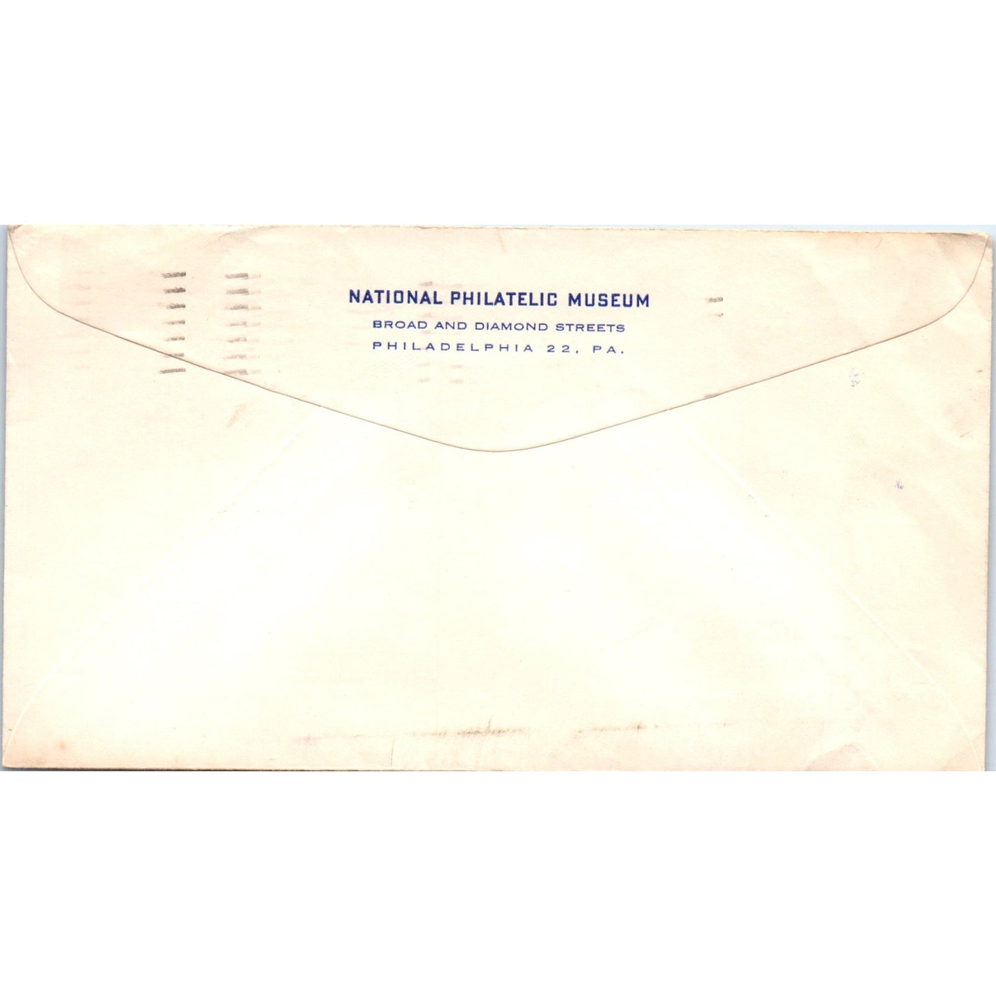 1956 National Philatelic Museum Philadelphia PA Postal Cover Envelope TG7-PC3