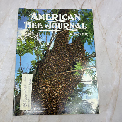 1992 Jan American Bee Journal Magazine Bees Beekeeping Honey M8