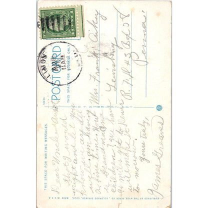 Pillars of Hercules South Cheyenne Canyon Colorado Antique Postcard PD8