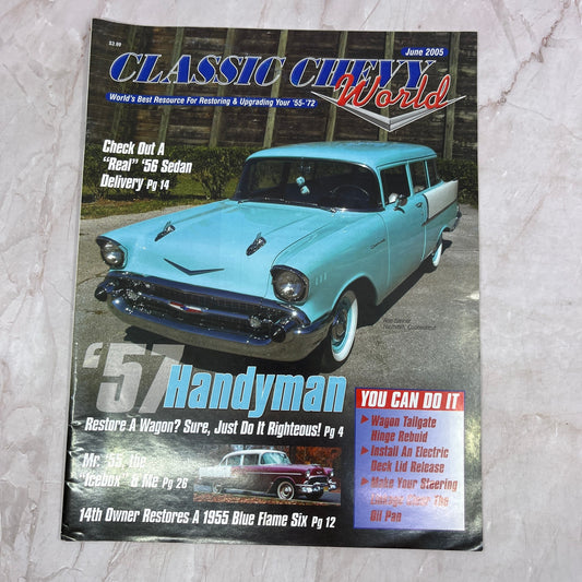 Real '56 Sedan Delivery - Classic Chevy World Magazine - Jun 2005 M29