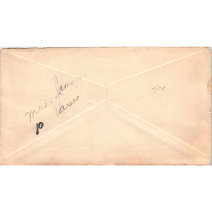 1911 San Angelo Texas to Fred Williams Postal Cover Envelope TG7-PC1