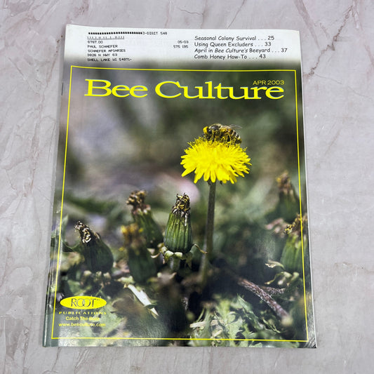 2003 Apr - Bee Culture Magazine - Bees Beekeeping Honey M32