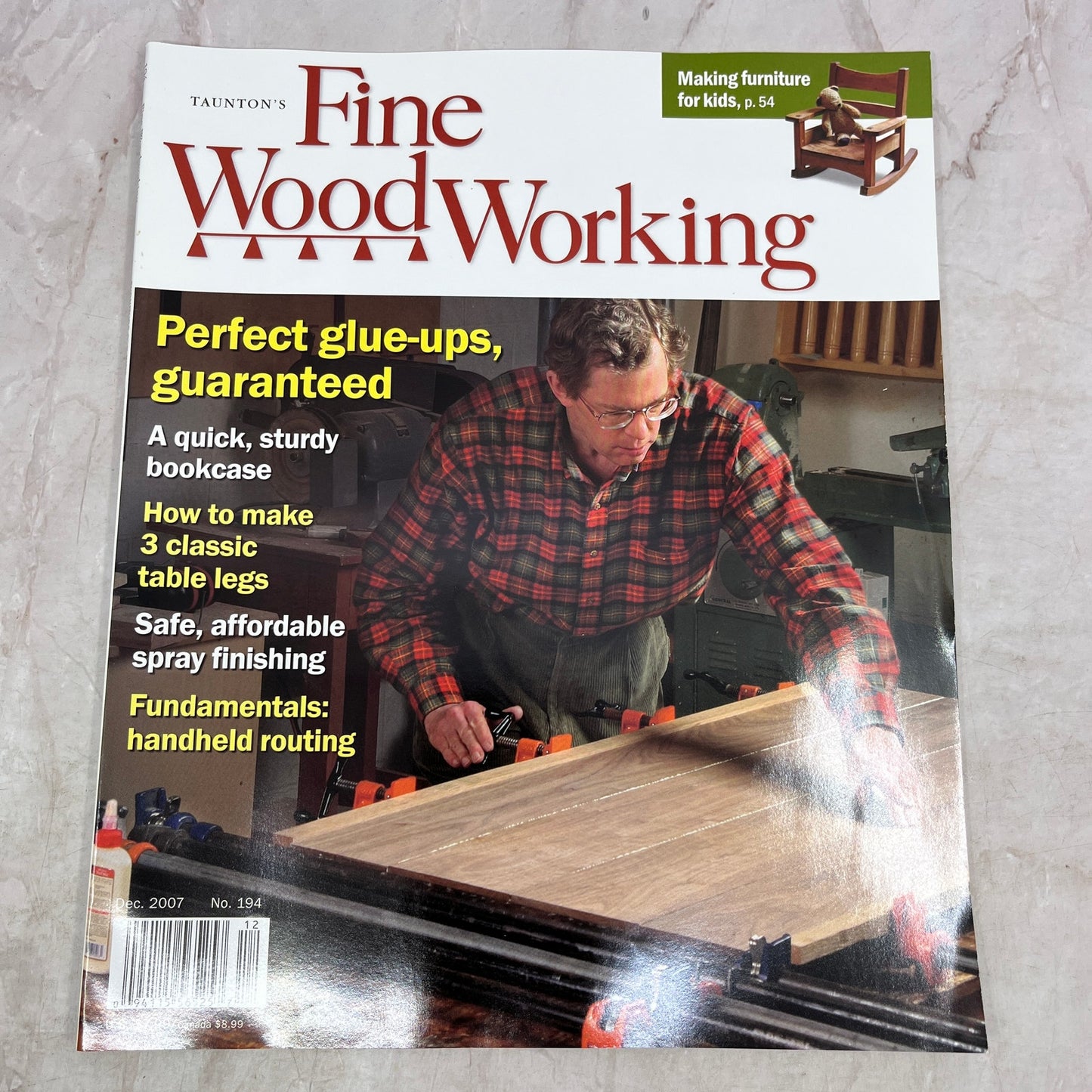 Perfect Glue-Ups - Dec 2007 No 194 - Taunton's Fine Woodworking Magazine M36