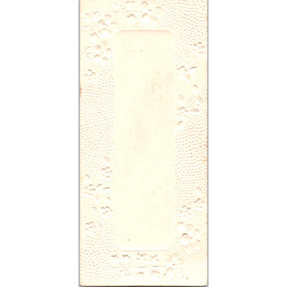 Vintage Olga S. Mattsson Ettebro Konfirmations Minne Swedish Calling Card AE2