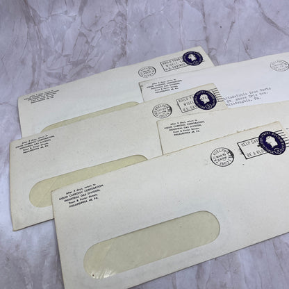 1950s Lot of Liquid Carbonic Corporation Philadelphia PA Envelopes L4-4-14