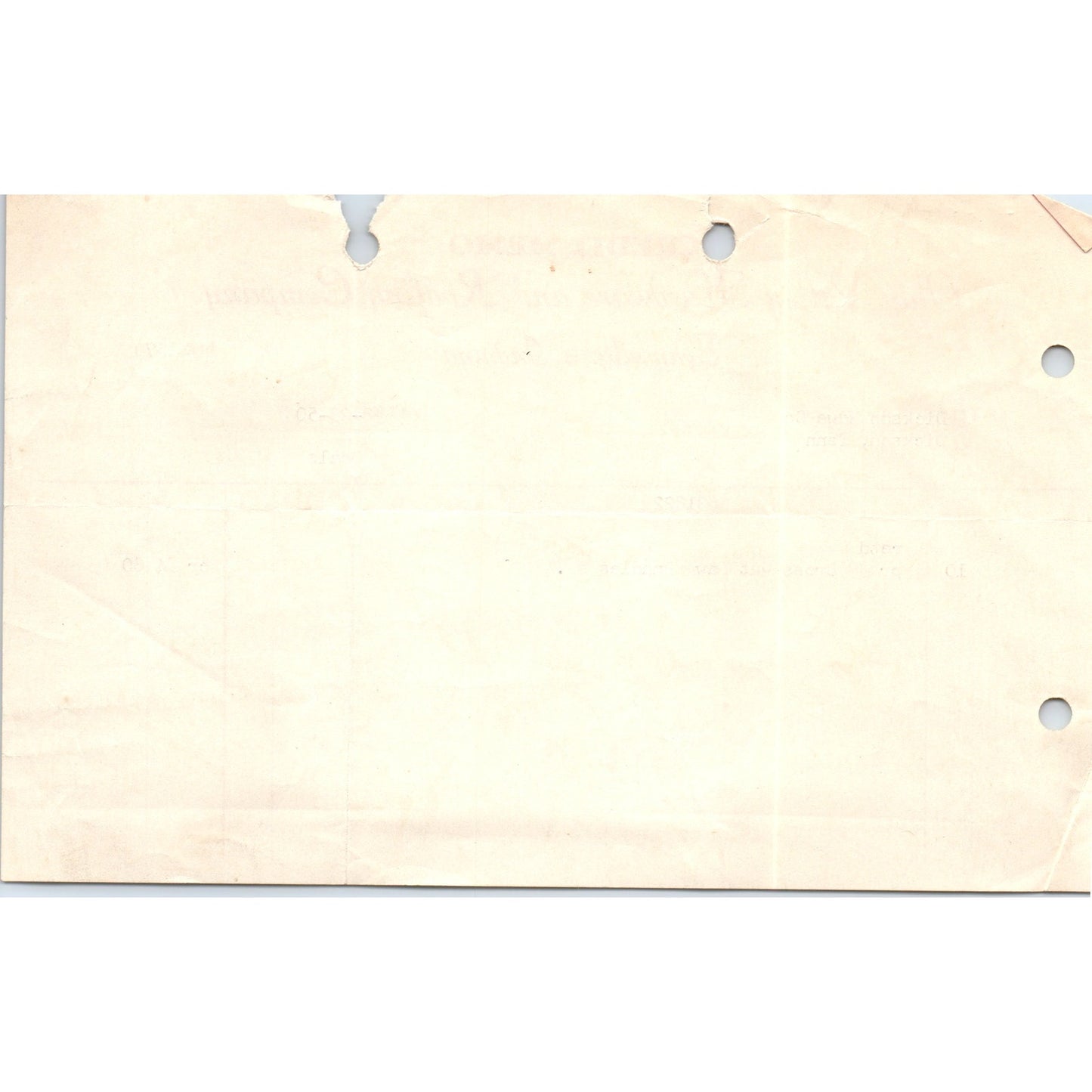 1950 Ohio Valley Hardware & Roofing Co Evansville IN Letterhead Receipt D18