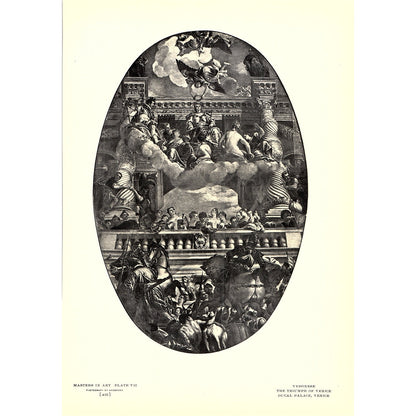 The Triumph of Venice - Veronese - 1904 Litho Art Print AF4-7