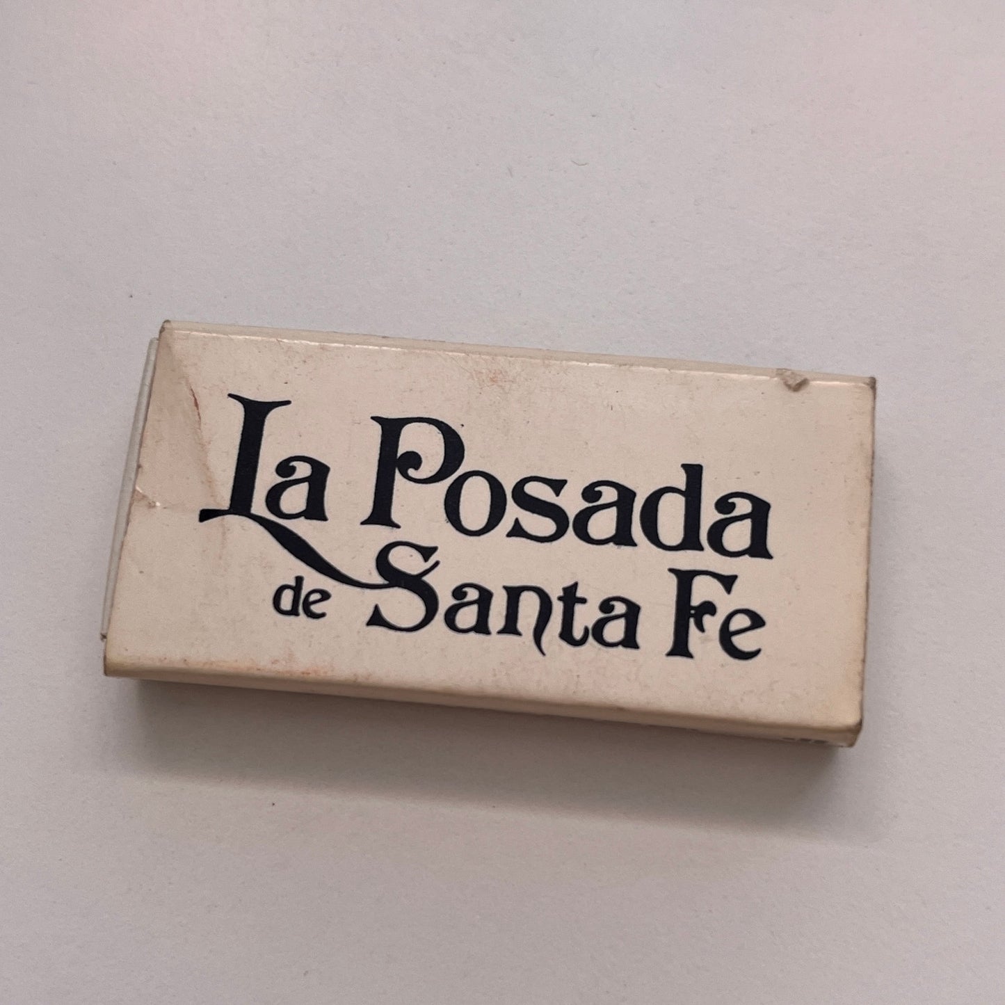 The Staab House, La Posada De Santa Fe NM Vintage Matchbox TB6-MB3