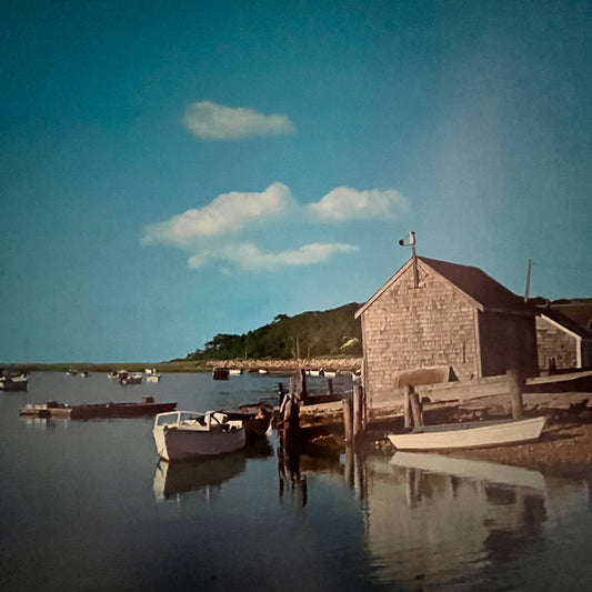 Small Fishing Village in Halifax Nova Scotia 12x16" Art Print FL1