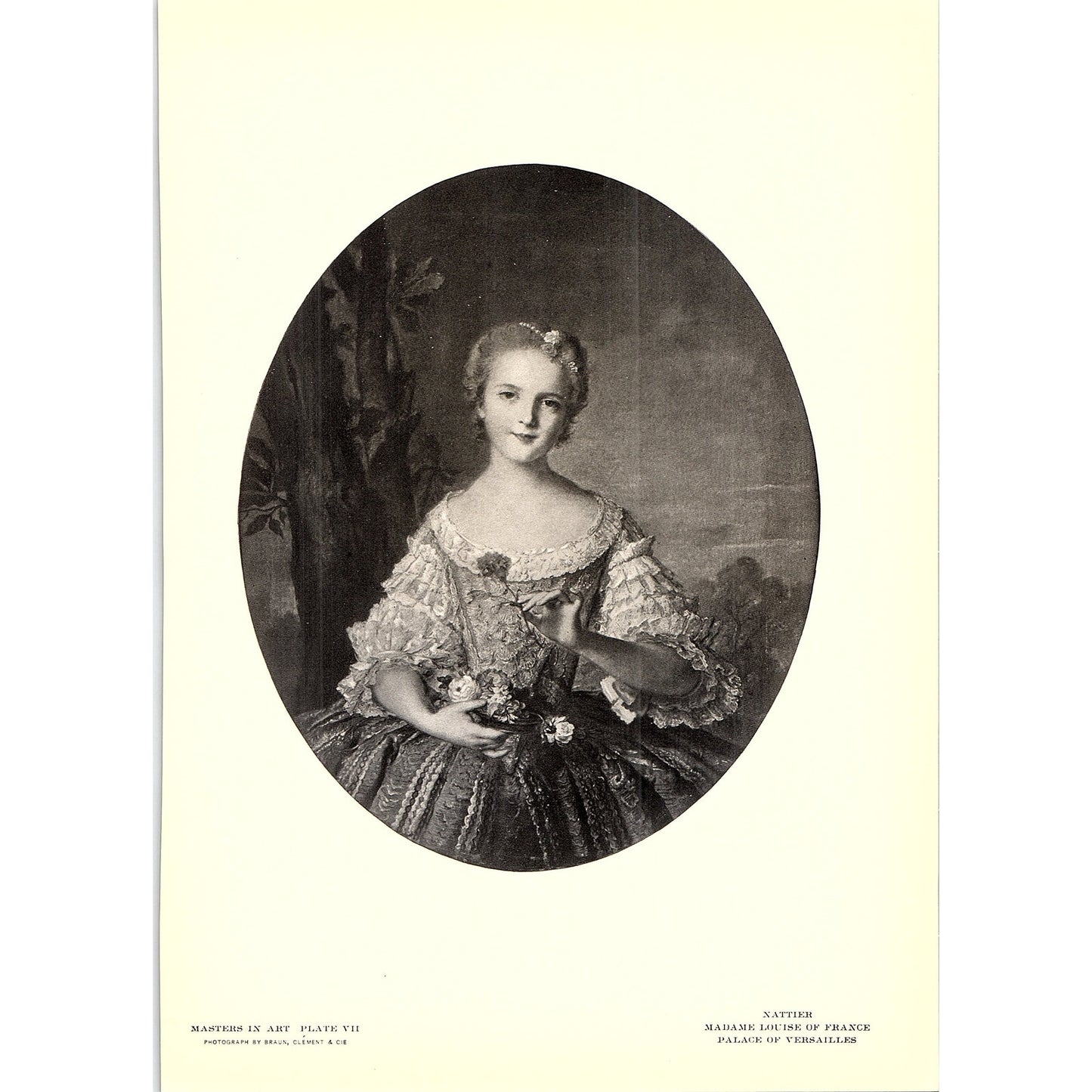 Madame Louise of France - Nattier - 1902 Litho Art Print AF4-11
