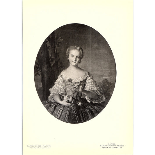 Madame Louise of France - Nattier - 1902 Litho Art Print AF4-11