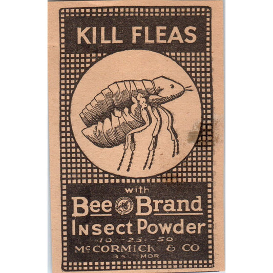 Bee Brand Insect Powder McCormick & Co 1922 Magazine Ad AF2-A5