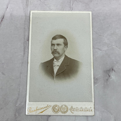 O. Ranheimsceter Christiansund N. Danish Portrait Antique CDV Card TC5-CDV1