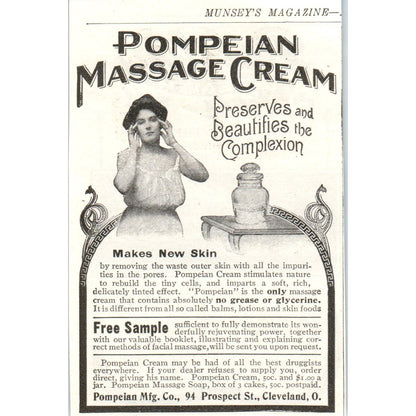 Ralston Health Shoes Campello MA c1905 Original Magazine Advertisement AE7-A3