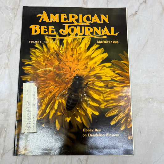 1993 March - American Bee Journal Magazine - Bees Beekeeping Honey M9