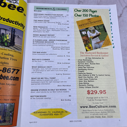 2010 Apr - Bee Culture Magazine - Bees Beekeeping Honey M32