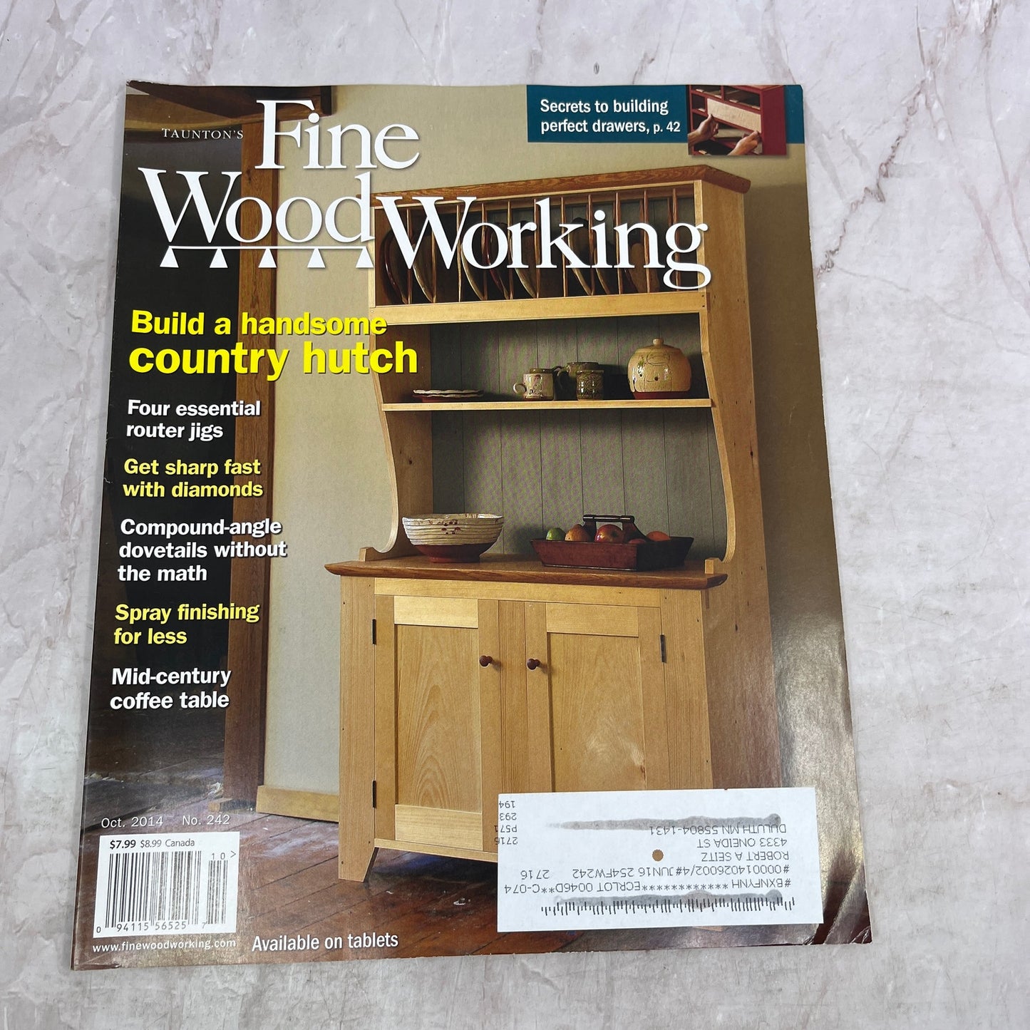 Country Hutch - Oct 2014 No 242 - Taunton's Fine Woodworking Magazine M35