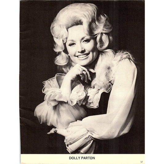 Dolly Parton Headshot Portrait 1977 Photo Print AF3-6