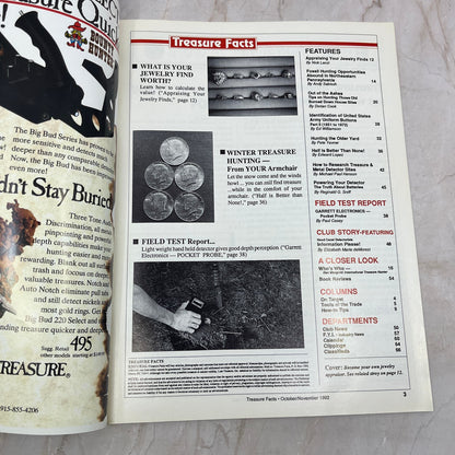 1992 Oct/Nov - Treasure Facts Magazine - Treasure Hunting Metal Detecting M17