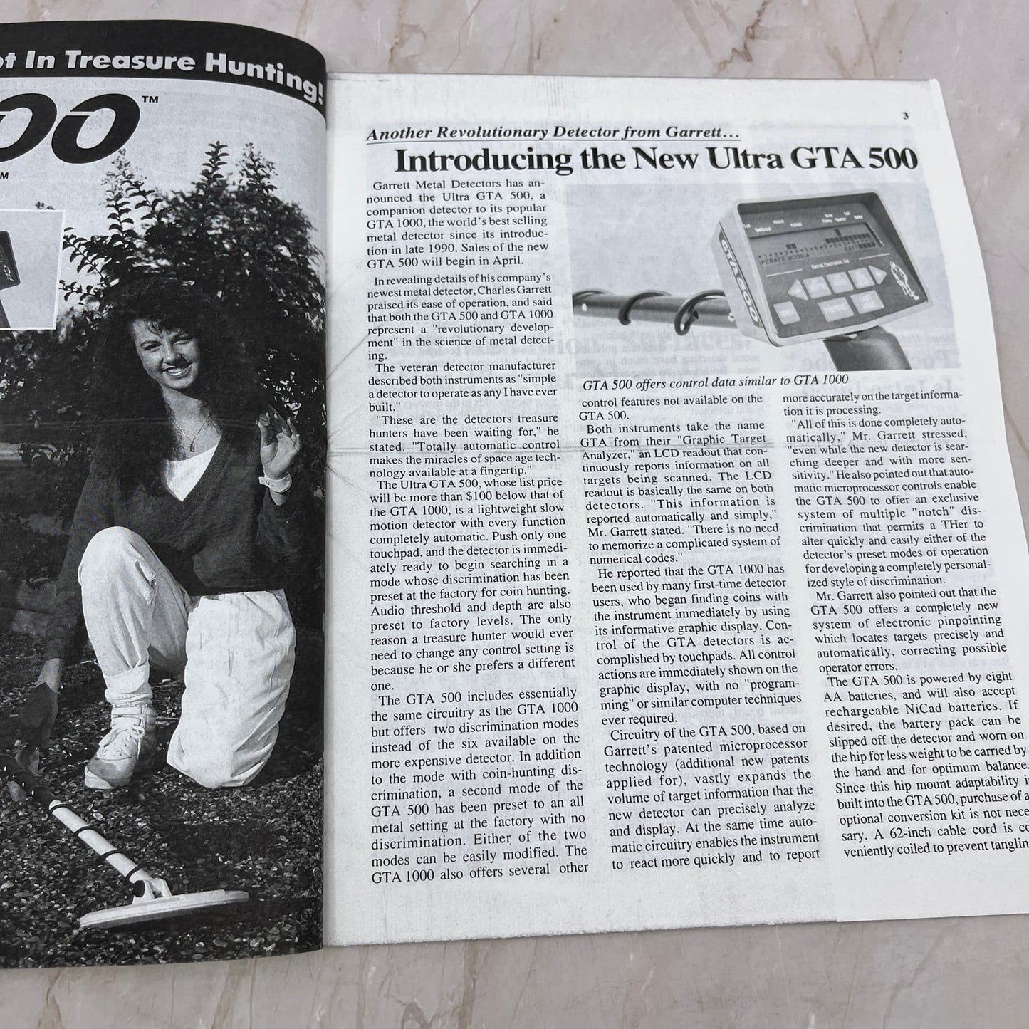 Ultra GTA 1000 - The Garrett Searcher Newsletter Treasure Search Detecting M11