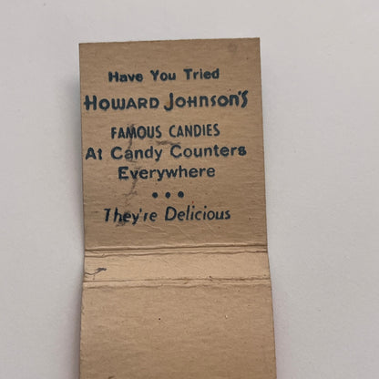 Howard Johnson's Restaurants & Ice Cream Shops Vintage Matchbook Cover TB8-MB-4