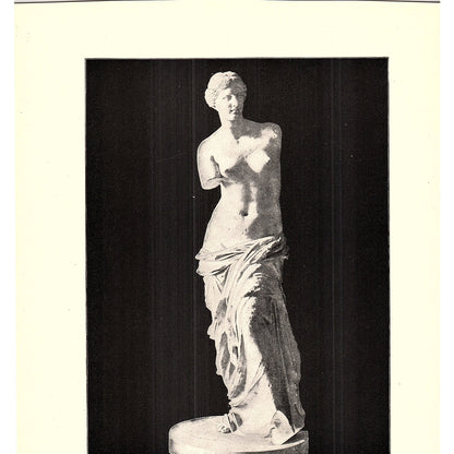 The Venus of Milo - Alexander of Antioch - 1898 Litho Art Print D19