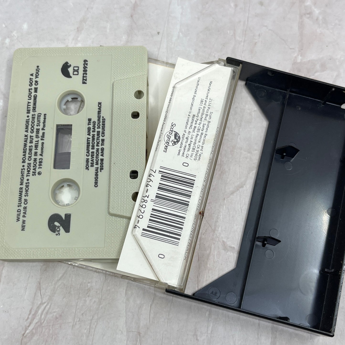Eddie And The Cruisers Motion Picture Soundtrack Cassette Tape TH9-C1
