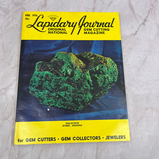 Malachite Bisbee Arizona - Lapidary Journal Magazine - Feb 1976 M27