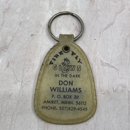 Vintage Femic Ins Don Williams Amiret MN FireFly Glow Keychain SF4