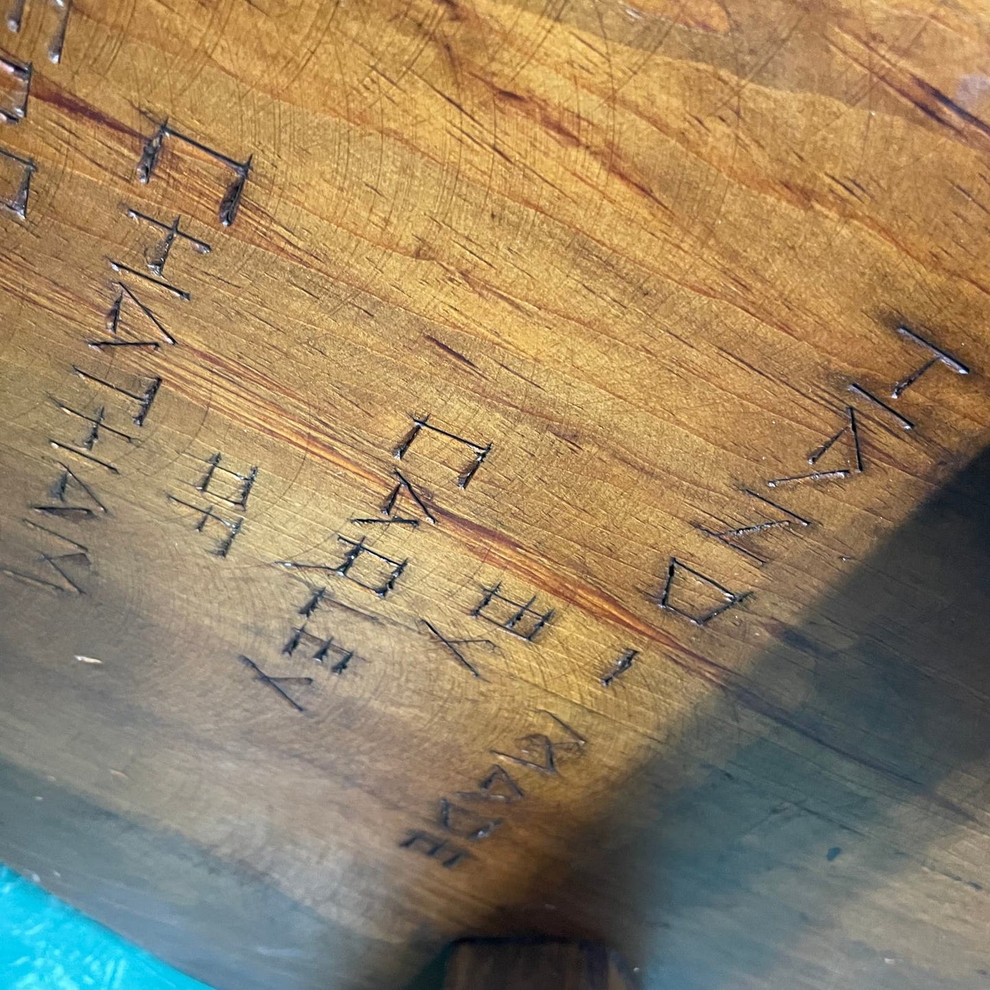 Vintage Handmade Primitive Wooden Solid Wood Cobblers Bench Coffee Table